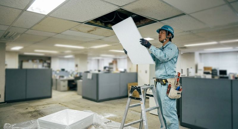 Suspended Ceiling Repair in Longmont, CO